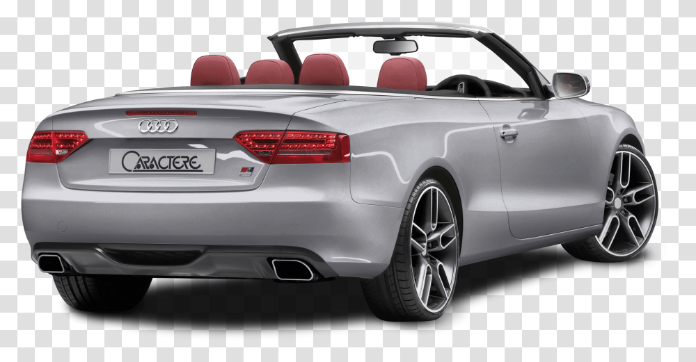 Audi A5 Cabrio Grey Back View Car Image Anti Trump Car Magnets, Vehicle, Transportation, Automobile, Convertible Transparent Png