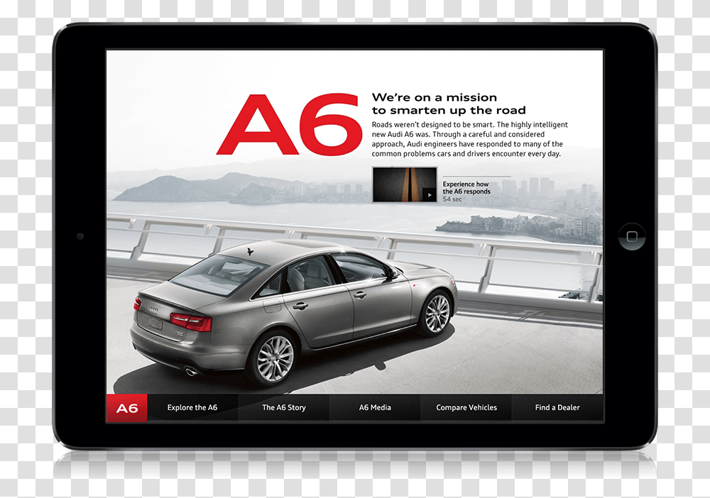 Audi A6, Car, Vehicle, Transportation, Wheel Transparent Png