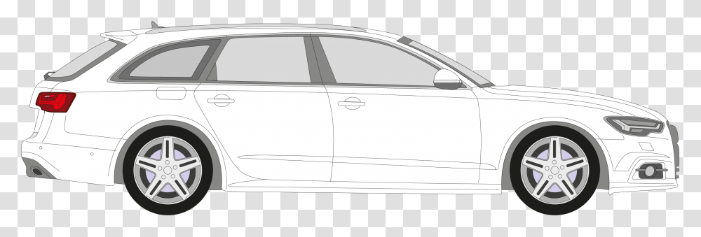 Audi A6, Sedan, Car, Vehicle, Transportation Transparent Png