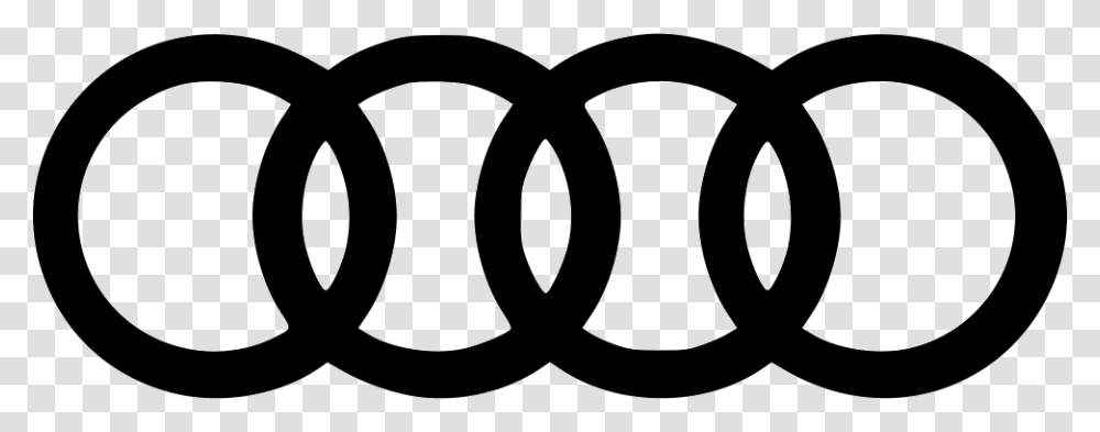 Audi Auto Automobile Label Audi Black Rings Logo, Trademark, Scissors, Blade Transparent Png