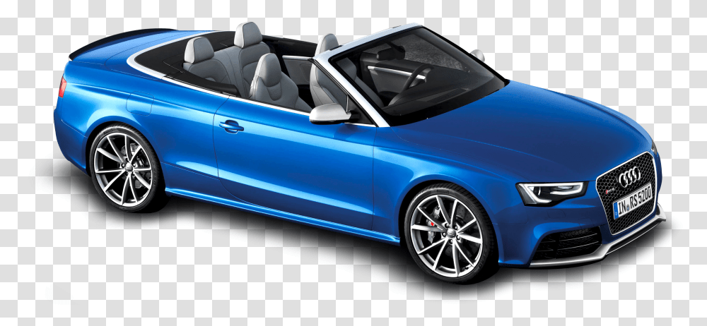 Audi Blue Car Car, Convertible, Vehicle, Transportation, Automobile Transparent Png
