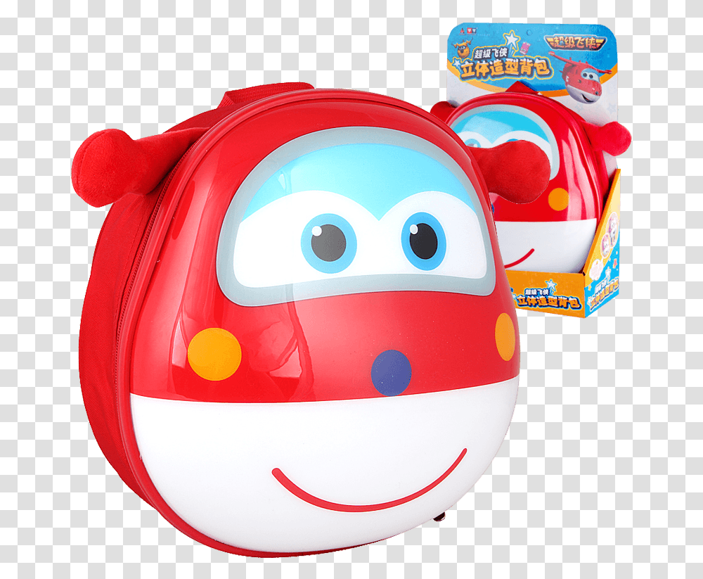 Audi Double Drill Super Flying Man Bag Cartoon Backpack Smiley, Toy, Food, Inflatable Transparent Png