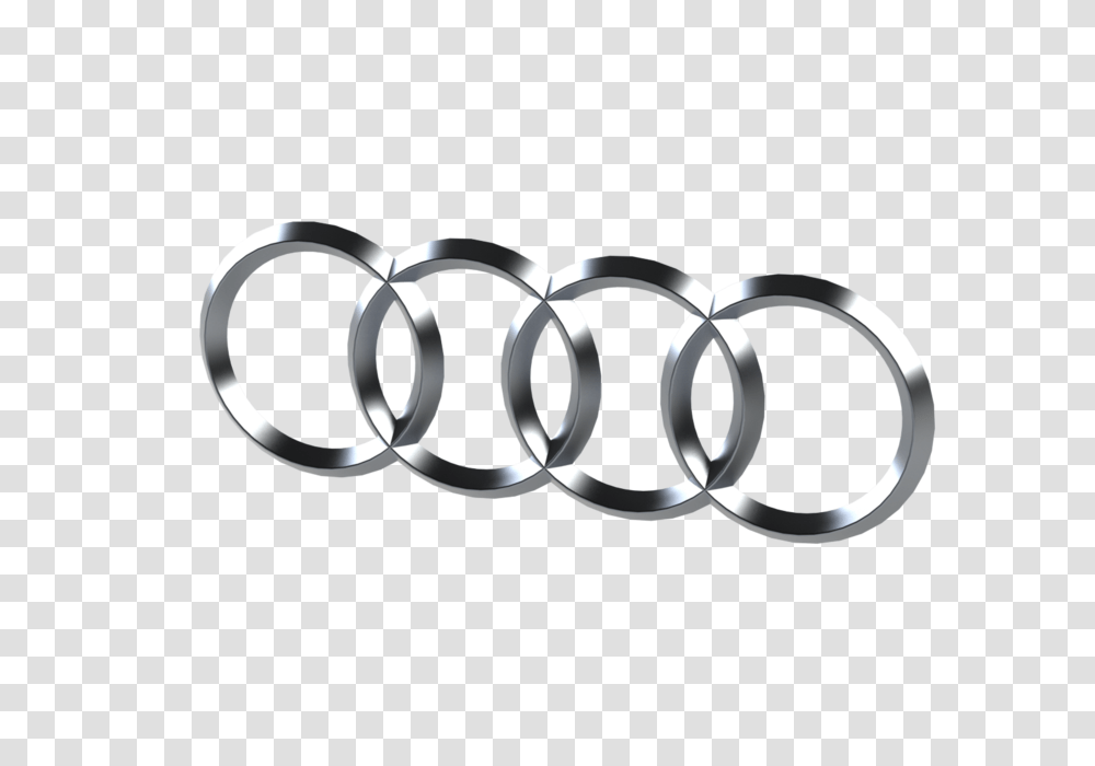Audi Logo Cad Model Library Grabcad, Platinum, Chain Transparent Png