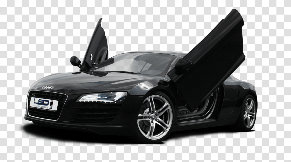 Audi R8 Black Matte Audi Car Background, Vehicle, Transportation, Automobile, Wheel Transparent Png