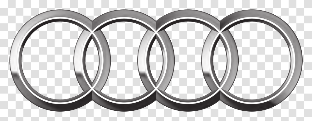 Audi Rings Logo, Trademark, Emblem Transparent Png