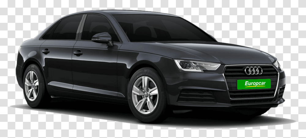 Audi With A4 Back Site Black Colour, Sedan, Car, Vehicle, Transportation Transparent Png
