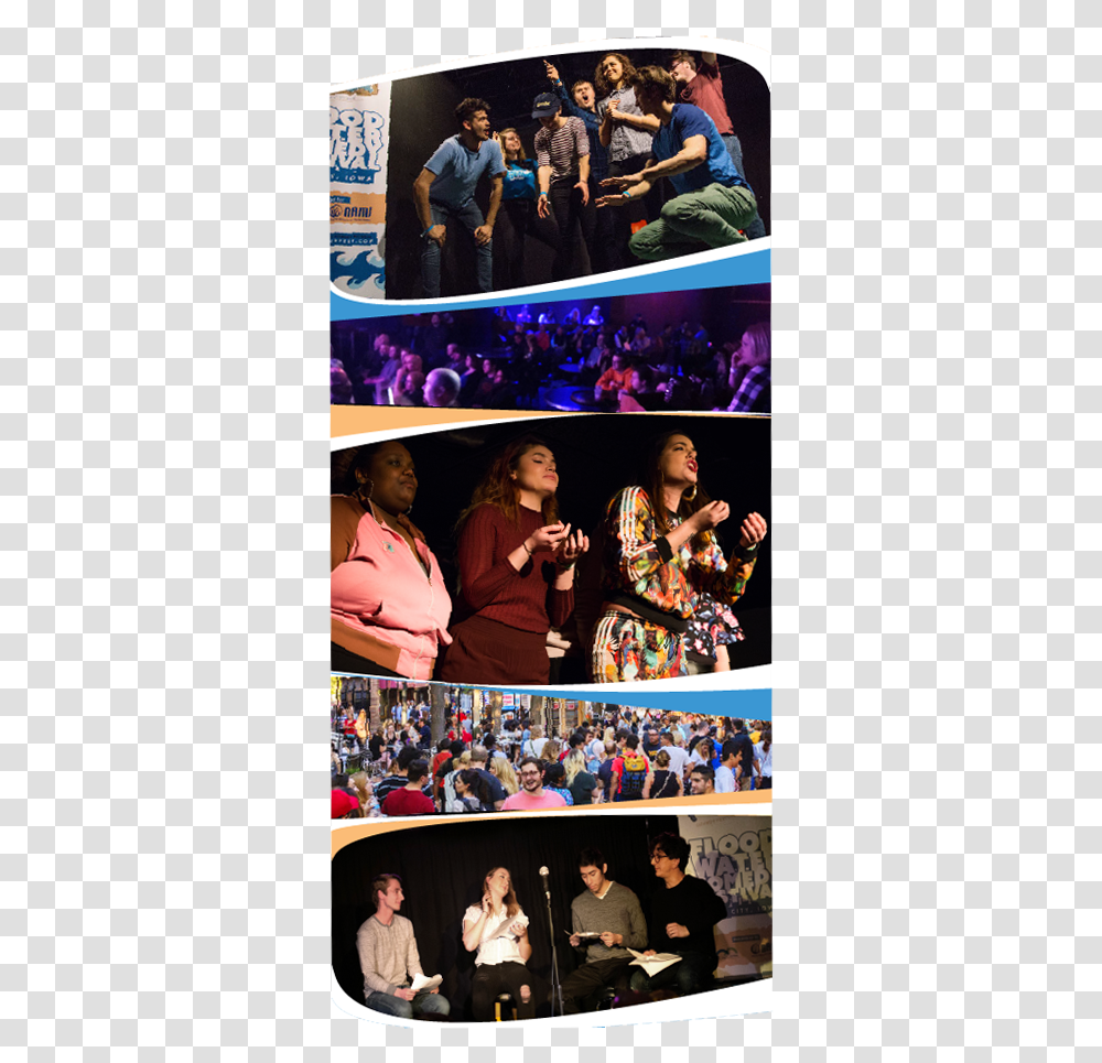 Audience, Person, Crowd, Interior Design, Collage Transparent Png