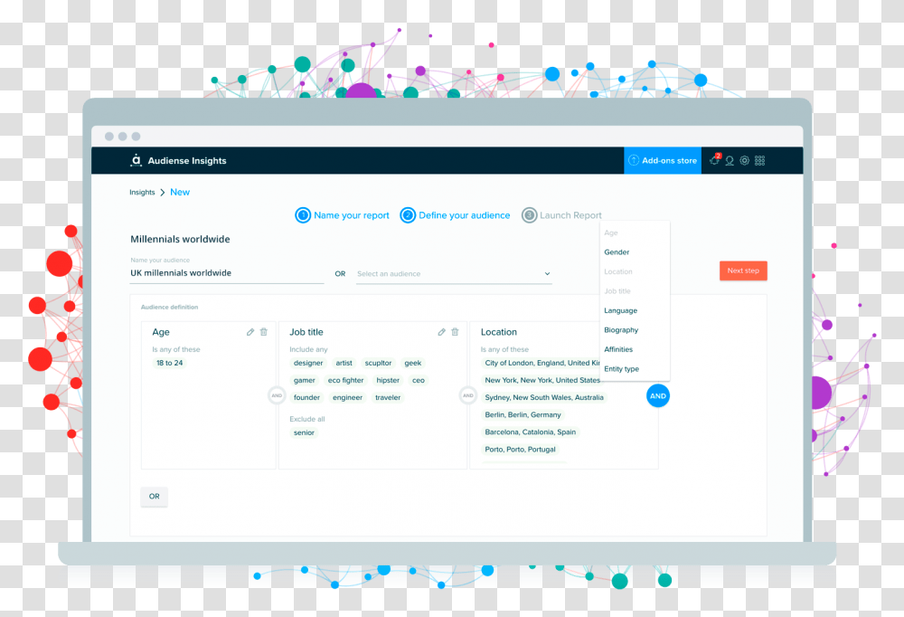 Audiense Insights Screenshot, File, Computer, Electronics, Text Transparent Png