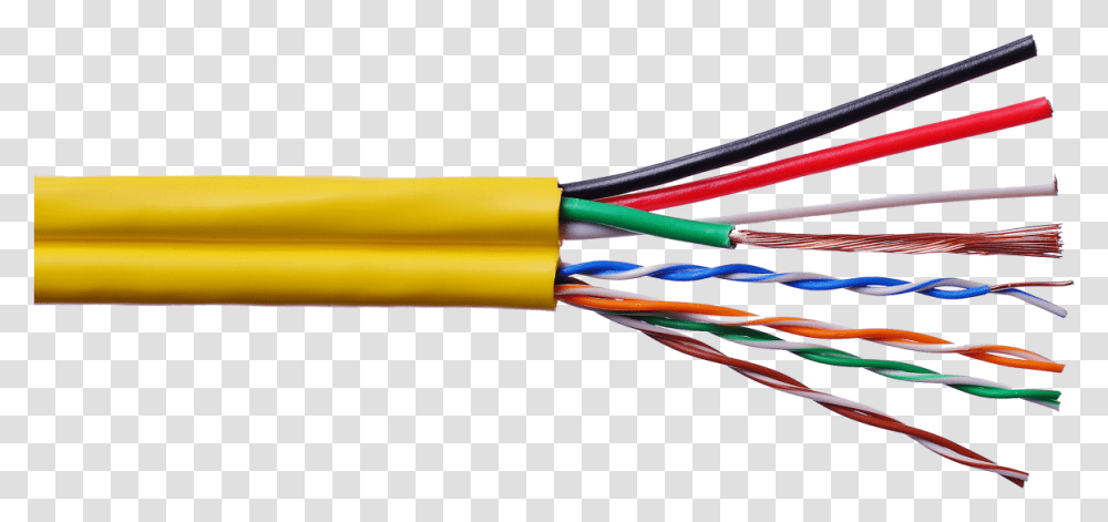 Audio And Ethernet Siamese Cable, Wire, Wiring Transparent Png
