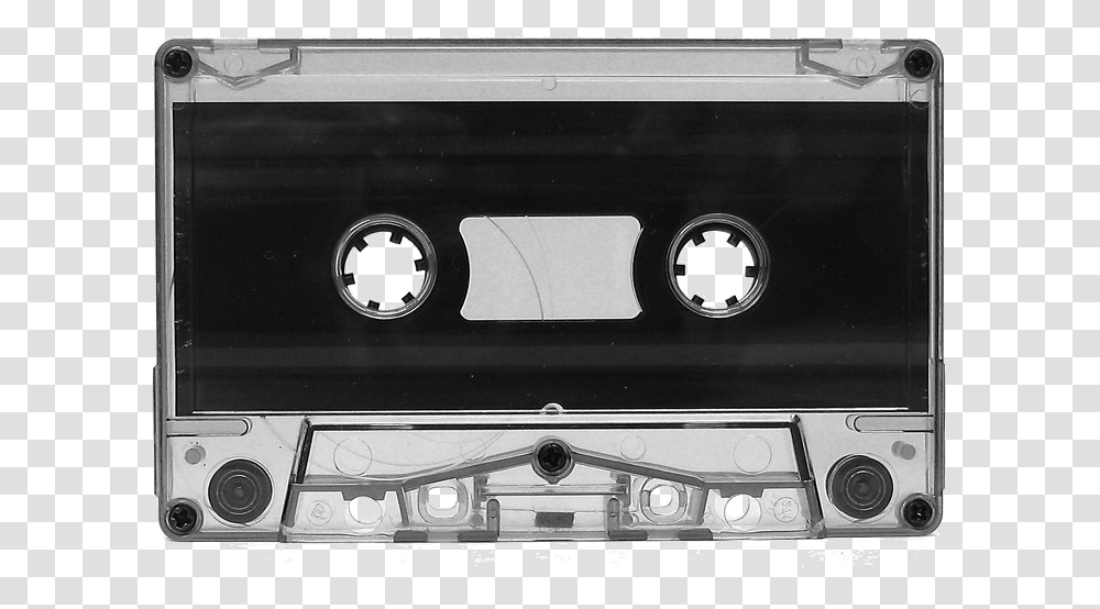Audio Cassette Black Label Cassette, Tape Transparent Png