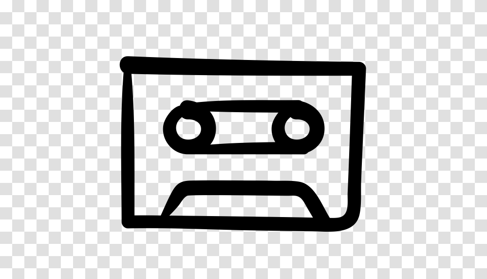 Audio Cassette Cassette Tape Doodle Music Musictape Tape Icon, Gray, World Of Warcraft, Halo Transparent Png