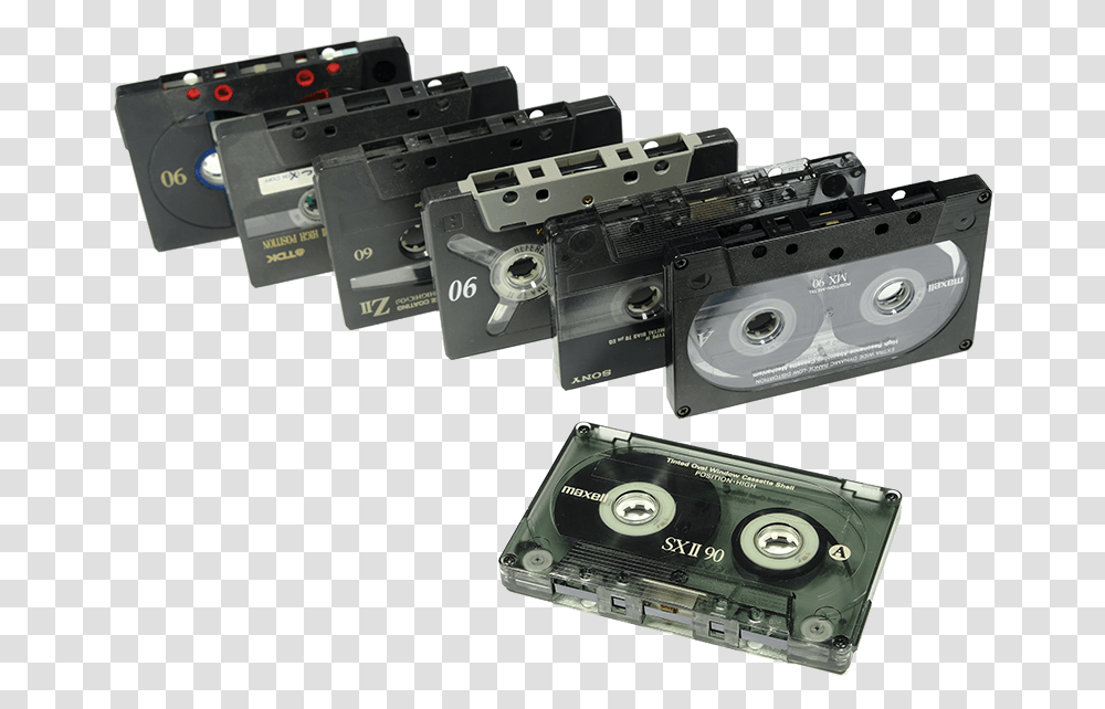 Audio Cassette Tape Transfer To Cd And Mp3 Cassette Tape, Gun, Weapon, Weaponry, Camera Transparent Png