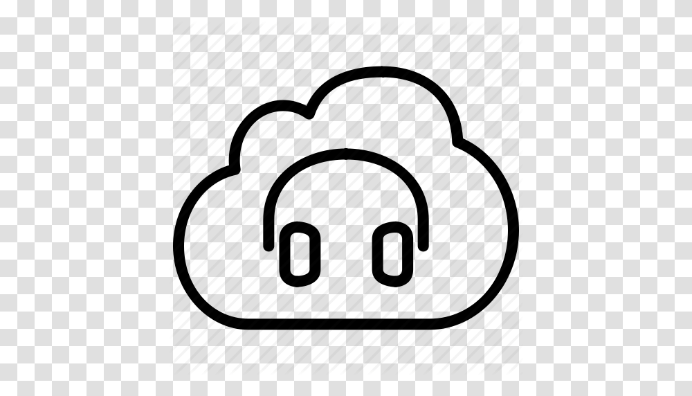 Audio Cloud Head Headphones Listen Music Phones Podcast Icon, Bag, Handbag, Accessories, Accessory Transparent Png