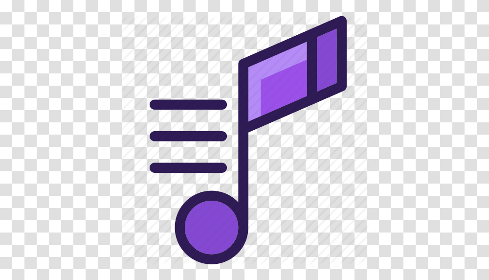 Audio Colored Icons Multi Music Music Note Note Sound Icon, Purple, Poster, Advertisement Transparent Png