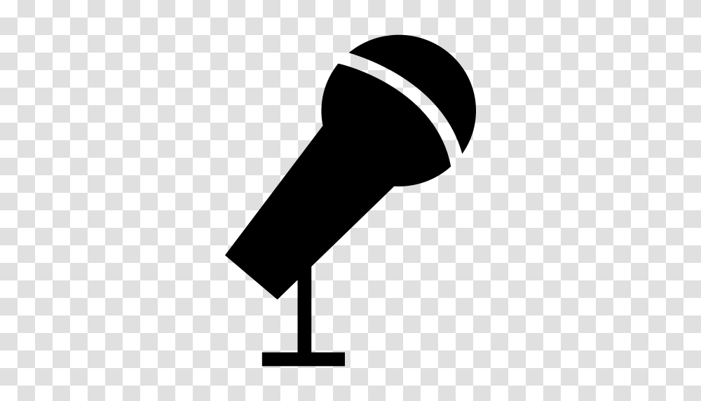 Audio Conference Mic Microphone Record Sounds Voice Icon, Gray, World Of Warcraft Transparent Png