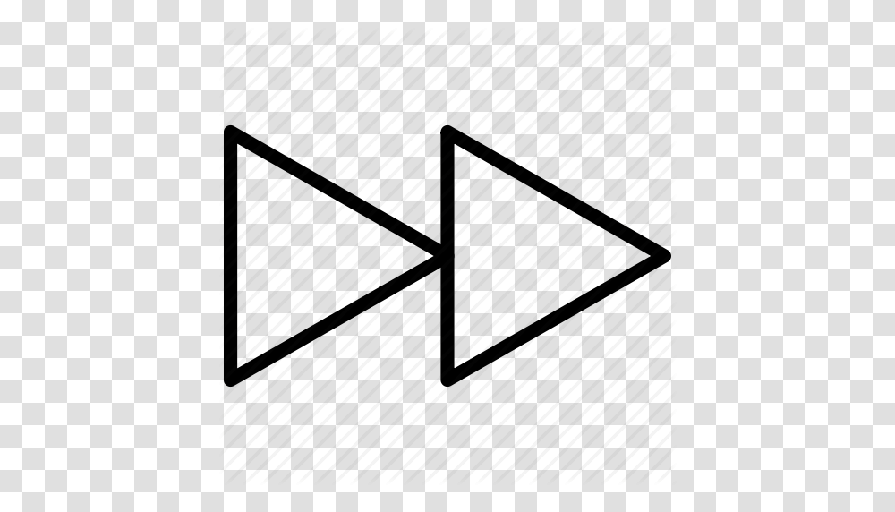 Audio Fast Forward Music Next Player Rewind Icon, Triangle, Plot, Tabletop, Furniture Transparent Png