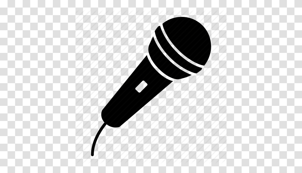 Audio Interview Karaoke Mic Microphone Singer Song Icon, Electrical Device Transparent Png