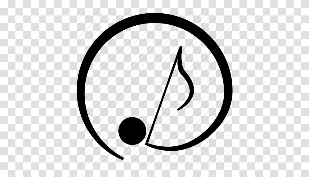 Audio Melody Multimedia Music Music Note Note Quaver Icon, Sphere Transparent Png