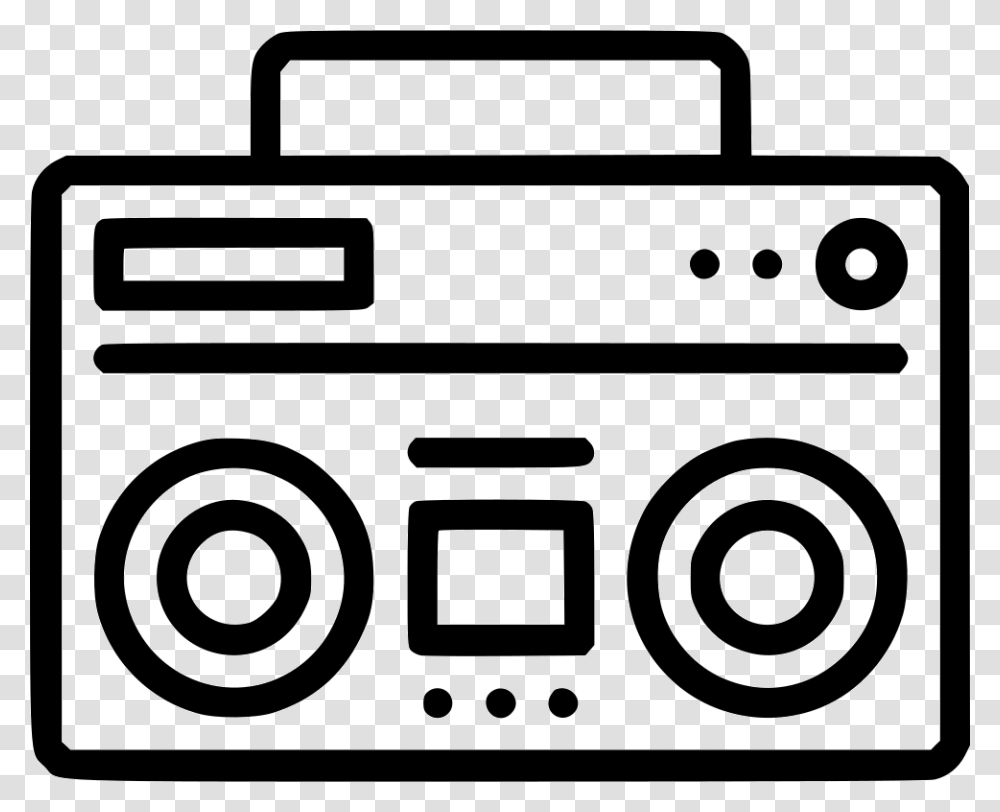 Audio Speaker Music Boombox Radio Sound Icon Free Download, Stereo, Electronics Transparent Png
