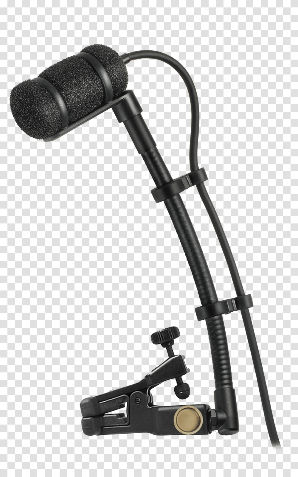 Audio Technica Drum Mic, Shower Faucet, Microphone, Electrical Device, Indoors Transparent Png