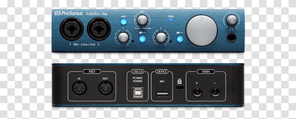 Audiobox Itwo Studio, Electronics, Amplifier, Stereo, Mobile Phone Transparent Png