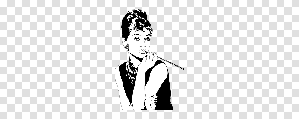 Audrey Hepburn Person, Human, Leisure Activities, Cosmetics Transparent Png