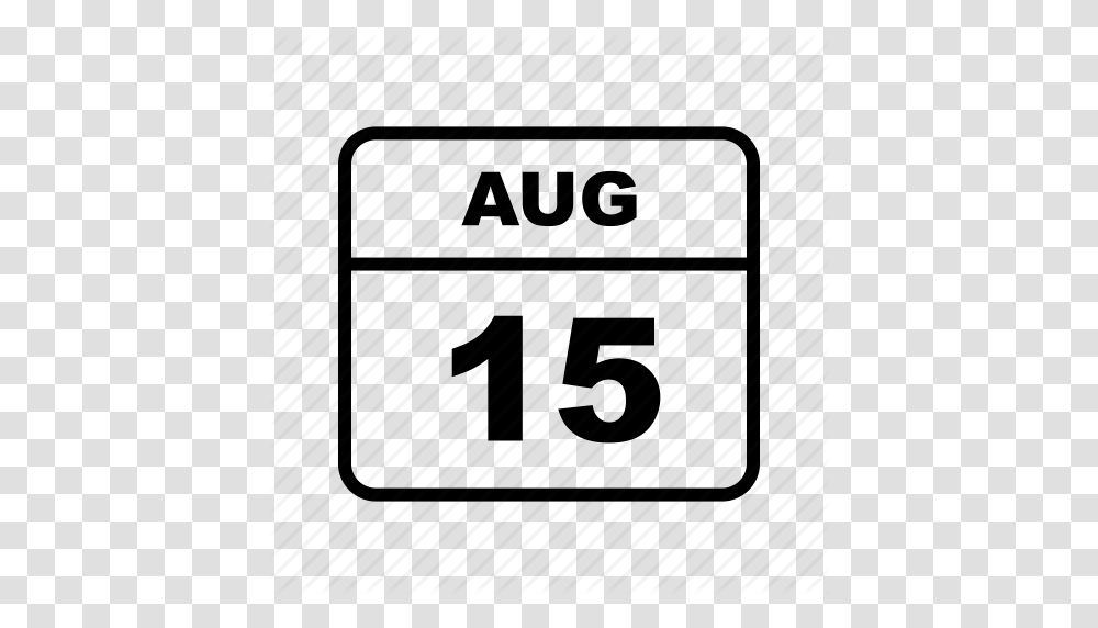 Aug Calendar Month Schedule Icon, Number, Scoreboard Transparent Png