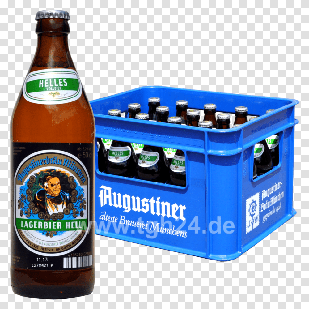 Augustiner Beer Bavaria, Alcohol, Beverage, Drink, Bottle Transparent Png