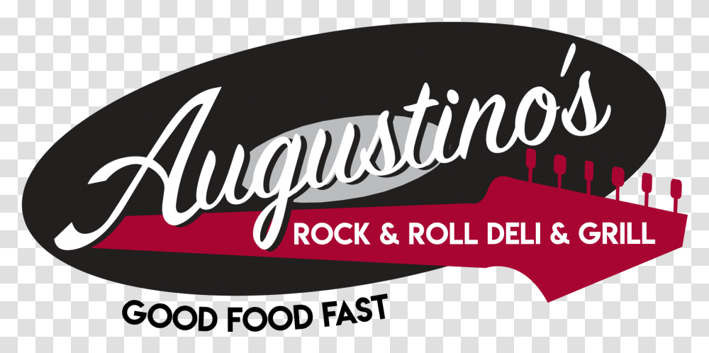 Augustino S Rock And Roll Deli And Grill Augustinos, Label, Logo Transparent Png