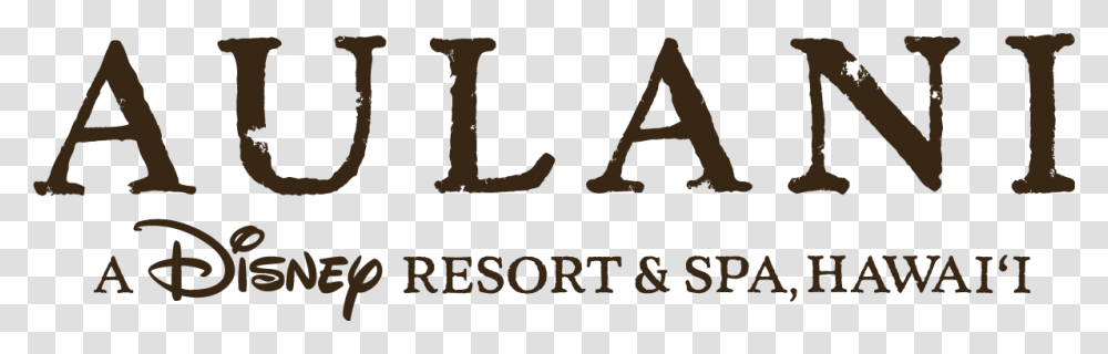 Aulani Hawaii Resort Logo Disney Aulani Resort Logo, Alphabet, Ampersand Transparent Png