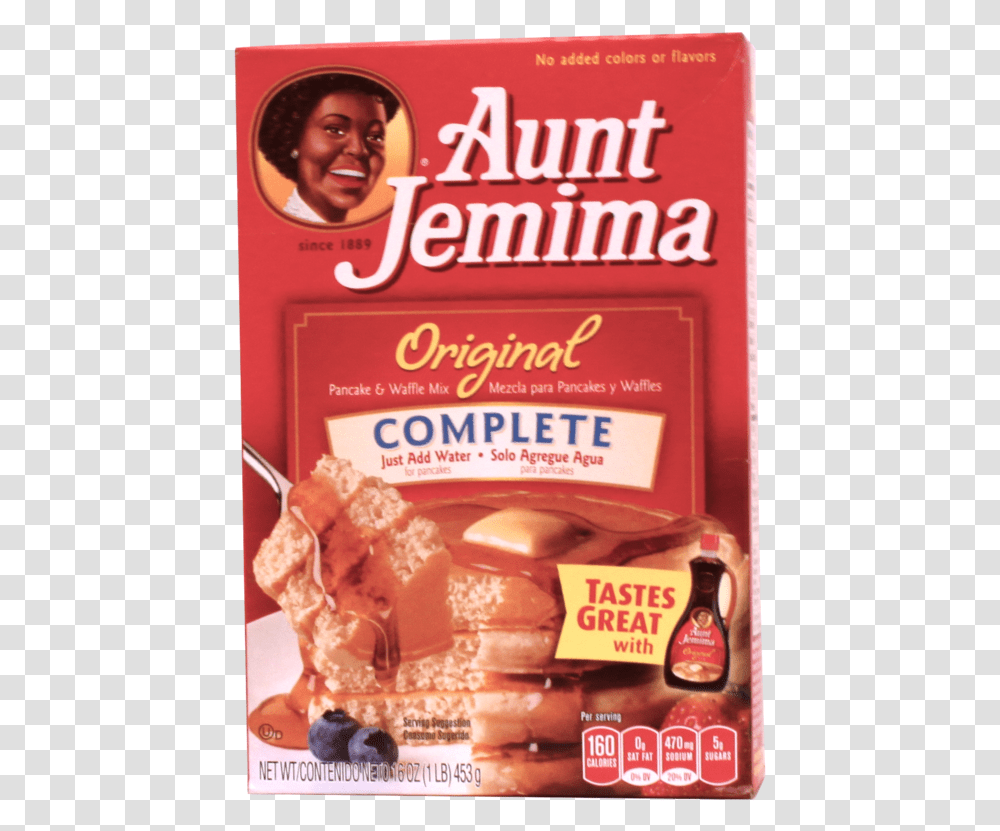 Aunt Jemima Pancake Mix 32 Oz, Ice Cream, Dessert, Food, Creme Transparent Png