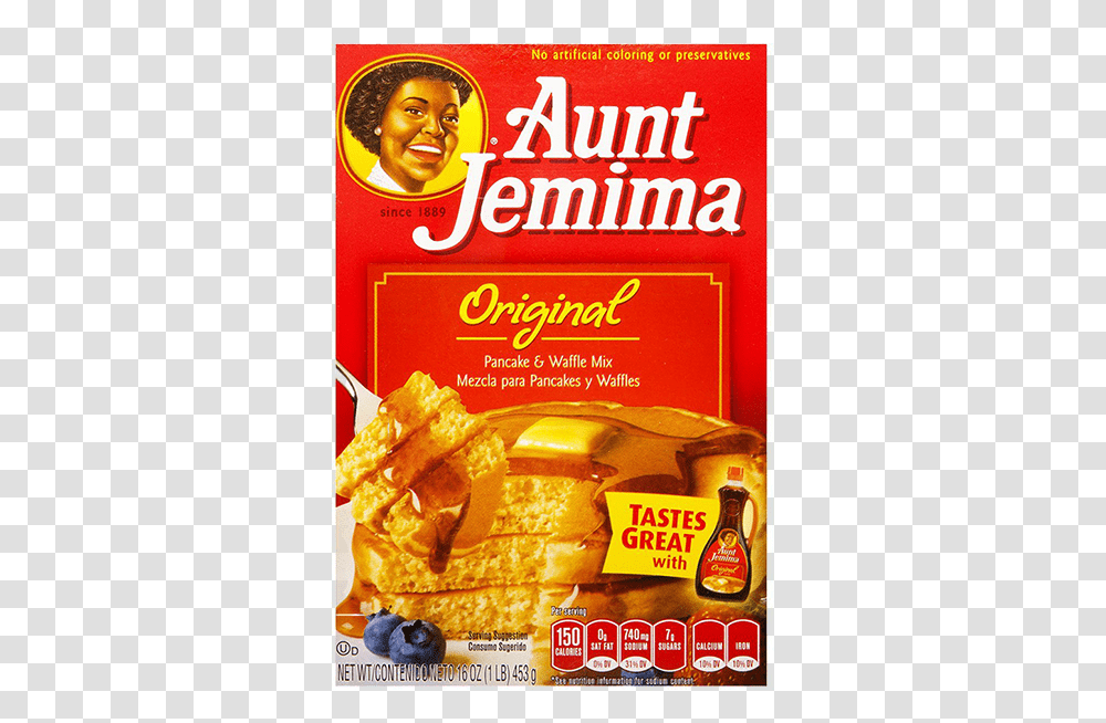 Aunt Jemima Pancakes Original, Food, Person, Human, Fries Transparent Png