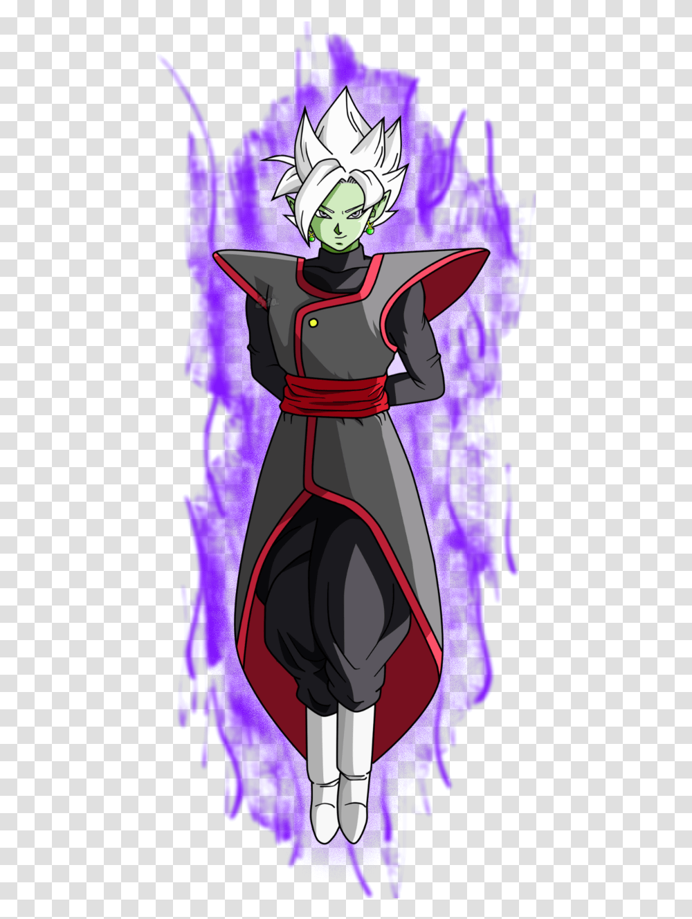 Aura Drawing Emotional Zamasu With Aura, Clothing, Costume, Person, Poster Transparent Png