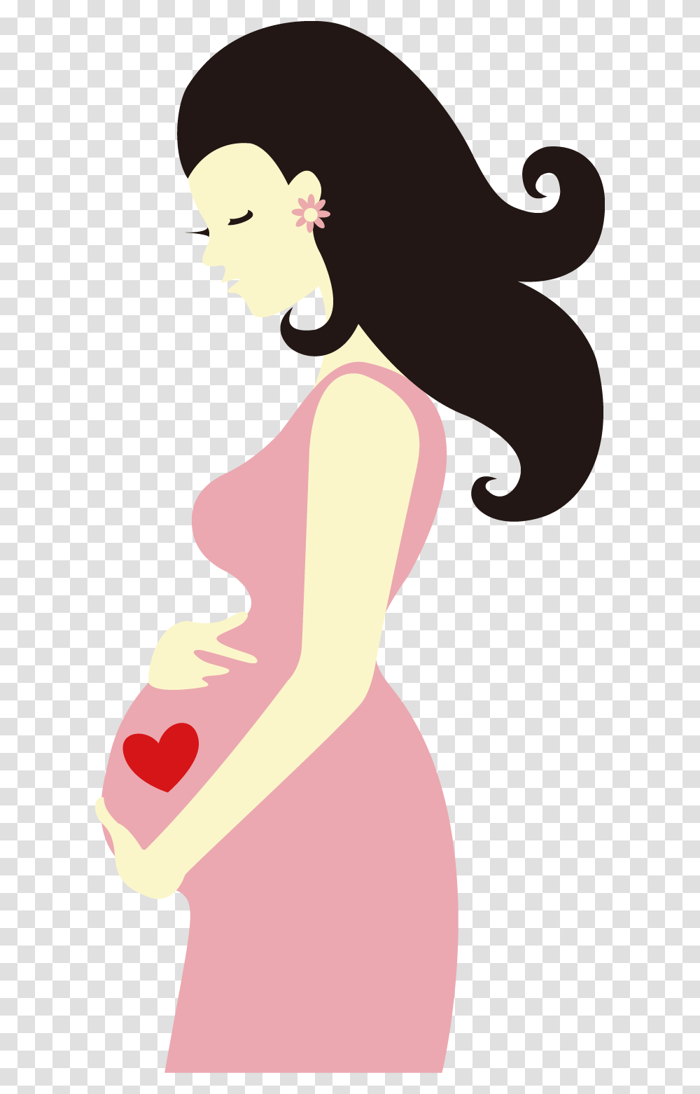 Aura Drawing Pregnant Cartoon Pregnant Woman, Label, Person, Human Transparent Png