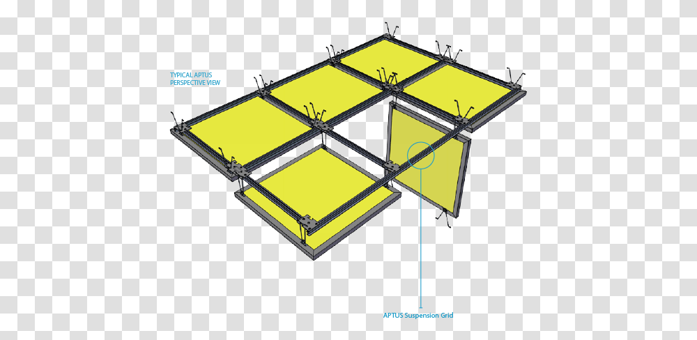 Aura Img Torsion Spring System Ceiling Tile, Lighting, Construction Crane, Trampoline, Plan Transparent Png