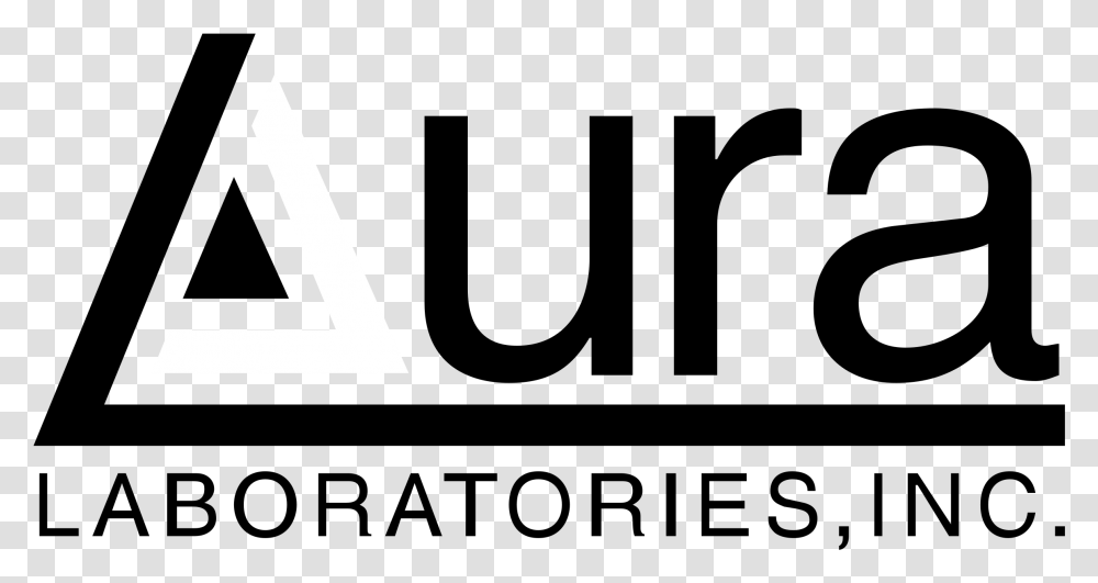 Aura Laboratories Logo Black And White Graphics, Number, Alphabet Transparent Png