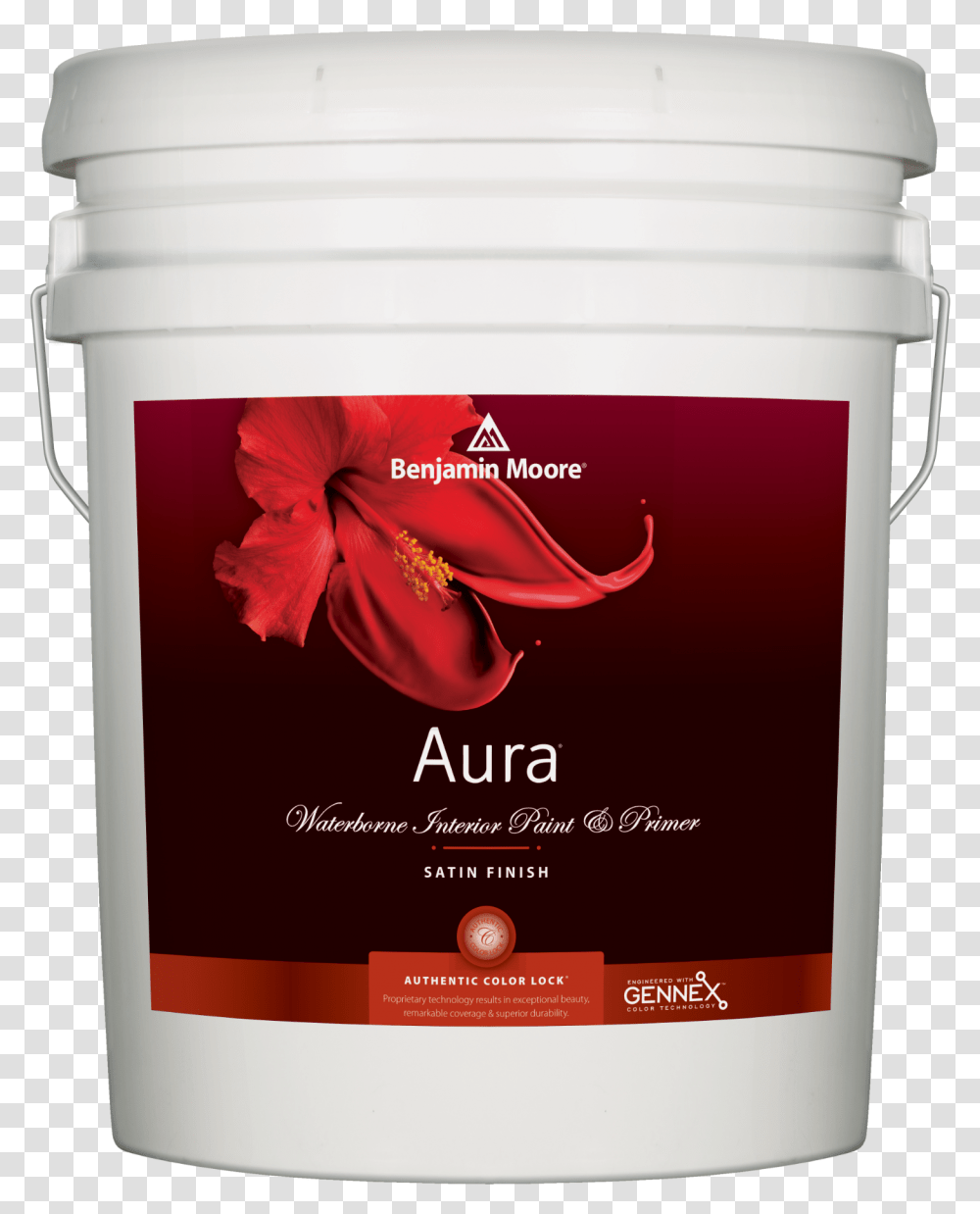 Aura Waterborne Interior Paint Satin Finish, Bucket, Paint Container Transparent Png