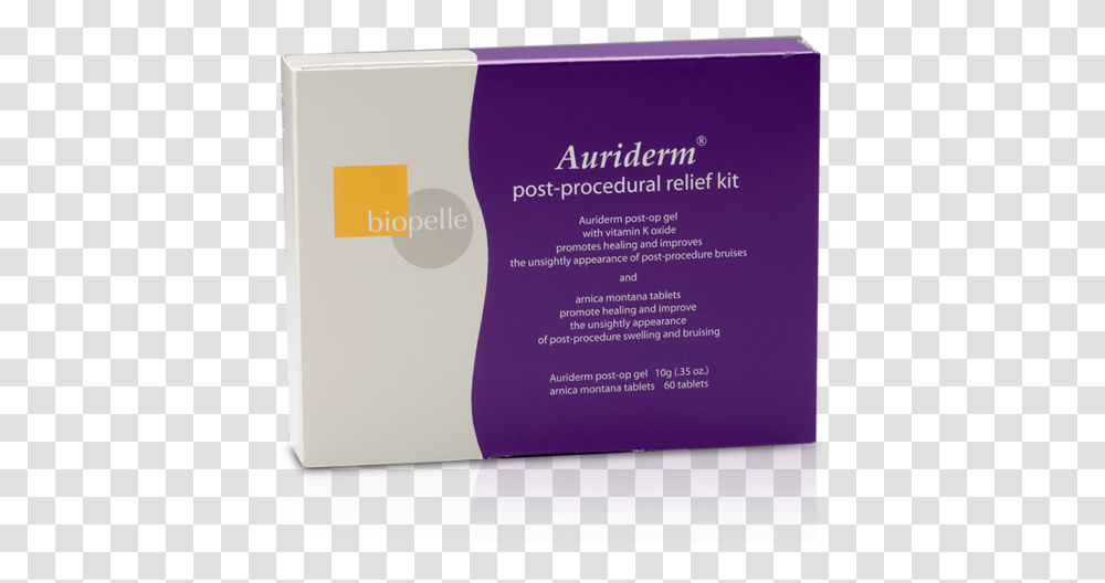 Auriderm Post Procedural Relief Kit Auriderm, Book, Poster, Advertisement, Flyer Transparent Png