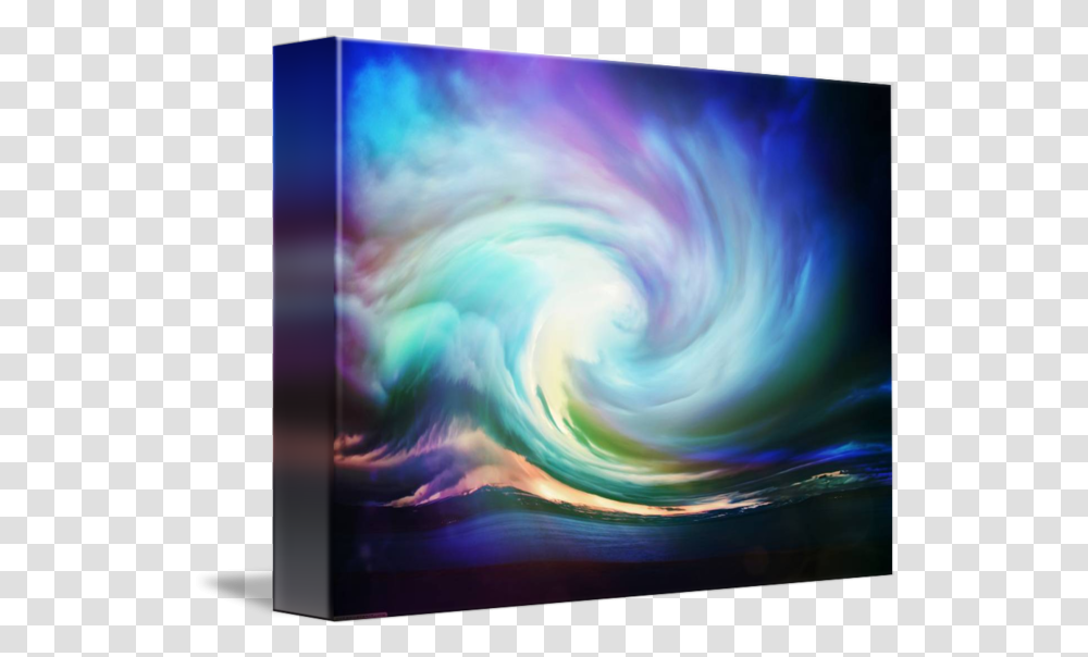 Aurora Borealis Clouds By Lilia Art Visual Arts, Canvas, Monitor, Screen, Electronics Transparent Png