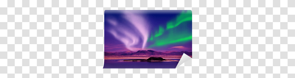 Aurora Borealis Wall Mural • Pixers We Live To Change Northern Lights In Which Country, Nature, Outdoors, Night Transparent Png