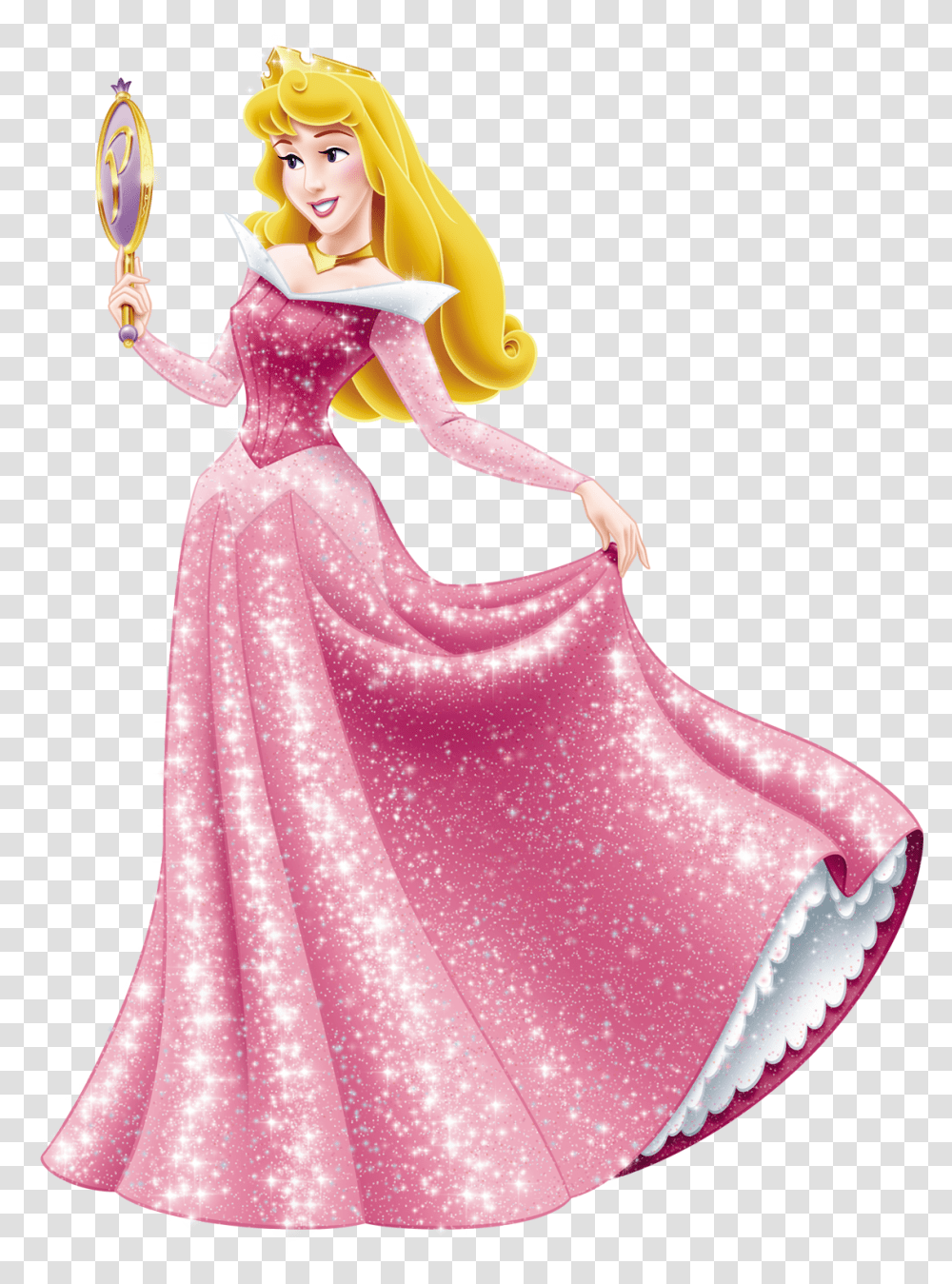 Aurora Disney Princess, Barbie, Figurine, Doll, Toy Transparent Png