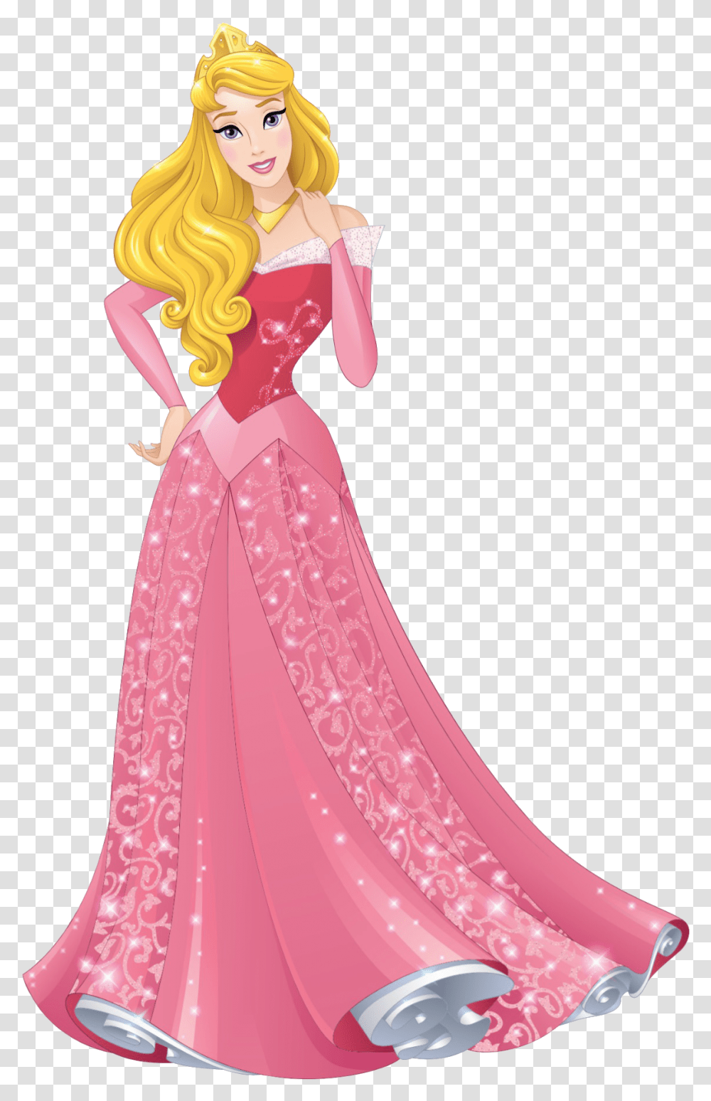 Aurora Disney Princess Cinderella, Doll, Toy, Barbie, Figurine Transparent Png