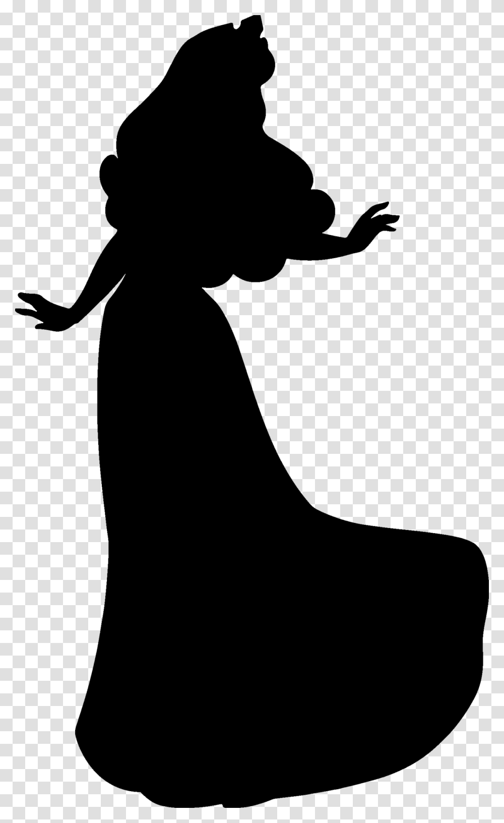 Aurora Head On Pillow Silhouette Clipart, Gray, World Of Warcraft Transparent Png