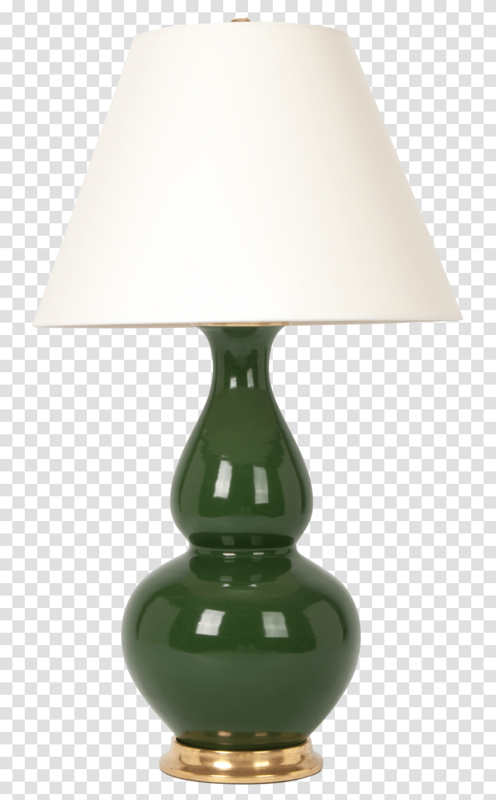 Aurora Lamp In Dark Green Lampshade, Table Lamp Transparent Png