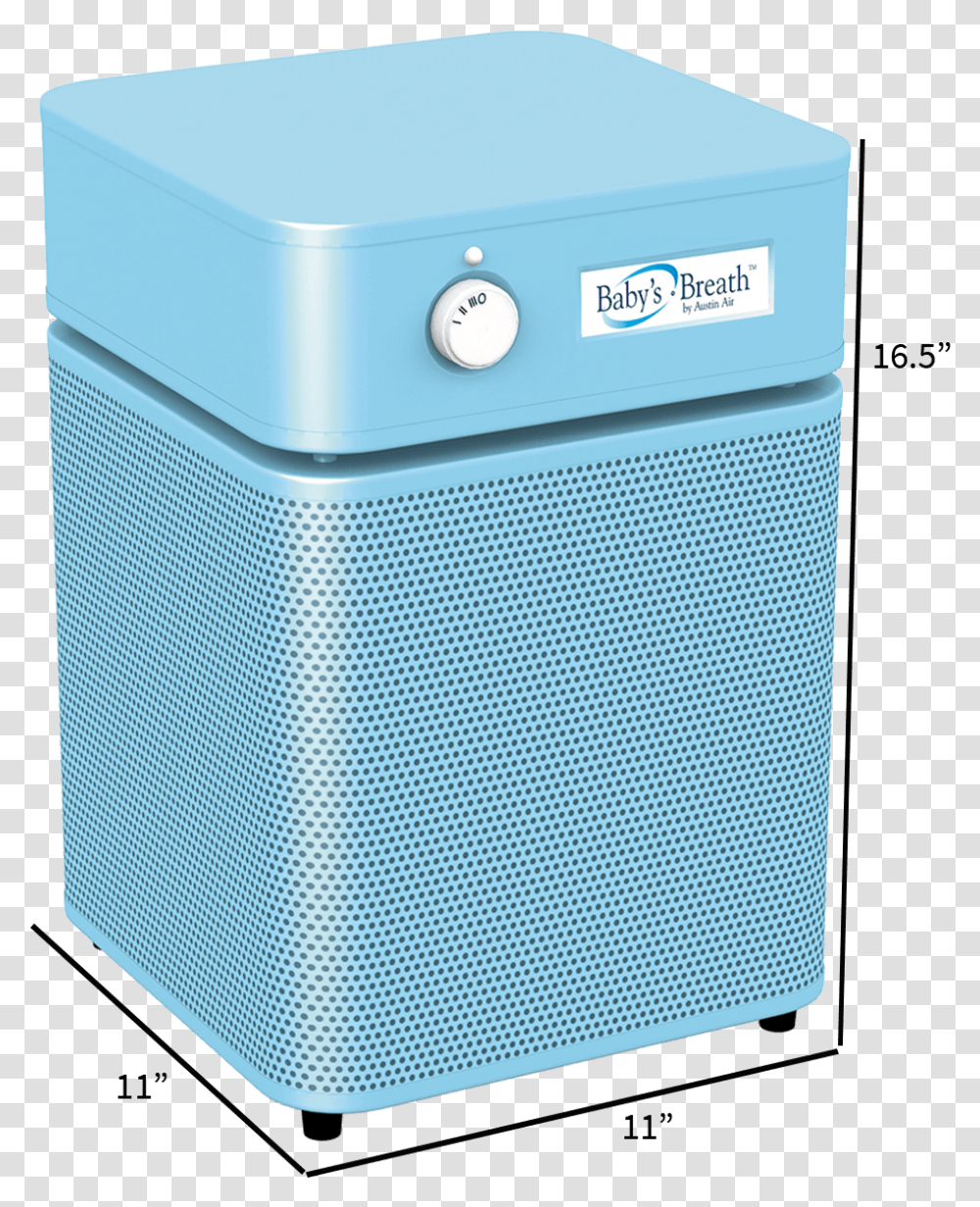 Austin Air Baby's Breath Hepa Air Purifier In Blue Computer Case, Mailbox, Letterbox, Electronics, Radio Transparent Png