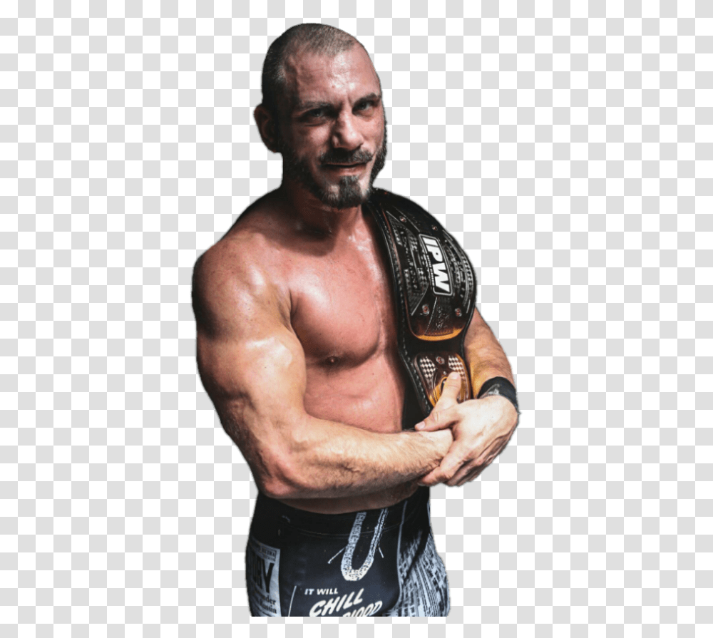 Austin Aries Ipw Uk World Championship, Skin, Person, Man, Arm Transparent Png