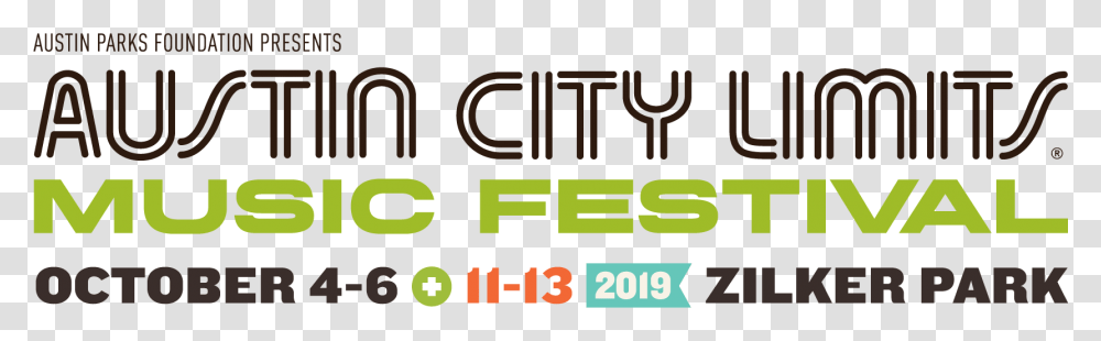Austin City Limits Music Festival Austin City Limits, Word, Logo Transparent Png