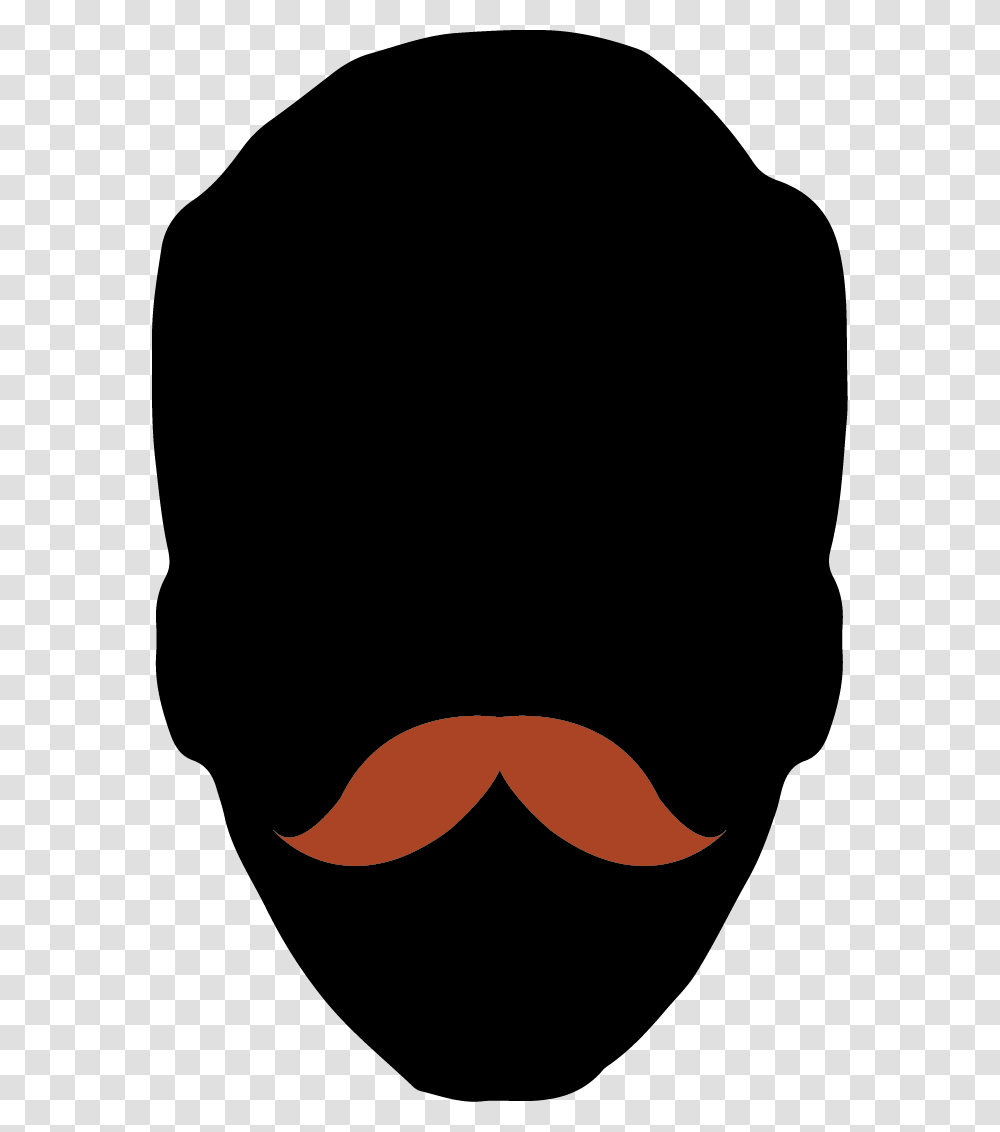 Austin Facial Hair Club, Silhouette, Face, Mustache, Cushion Transparent Png