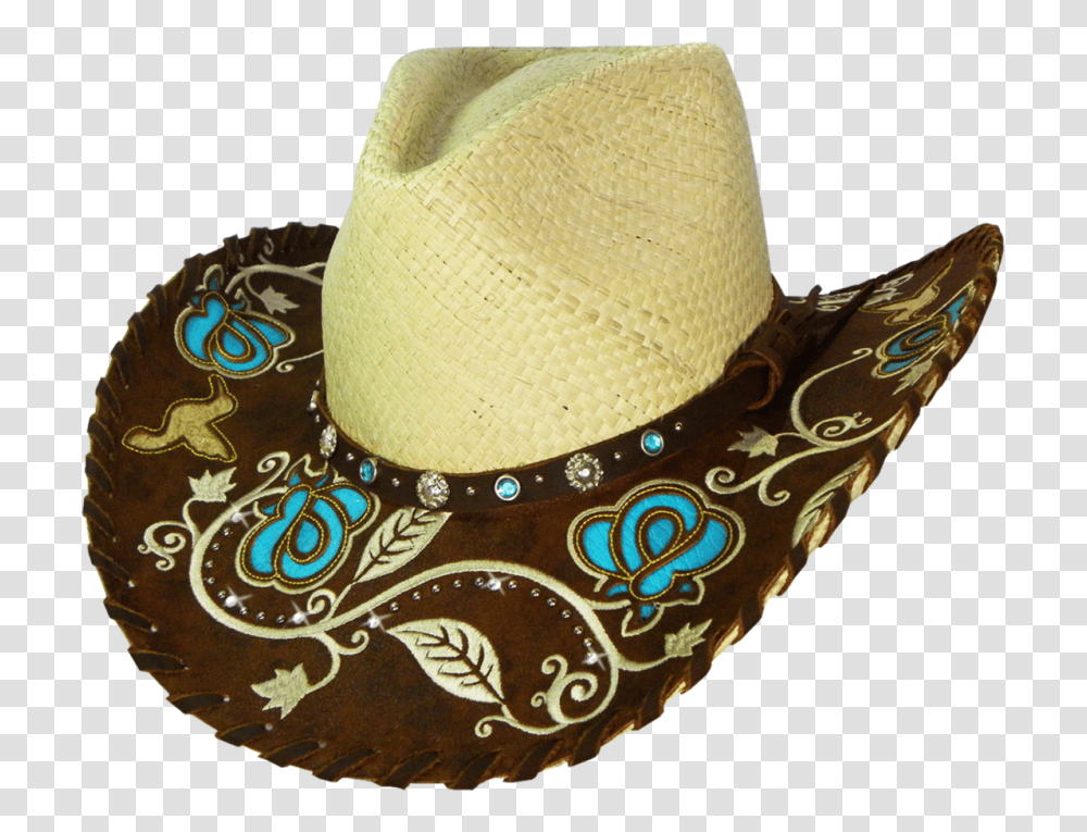 Austin Handmade Hats Beautiful Straw Hat, Apparel, Cowboy Hat Transparent Png