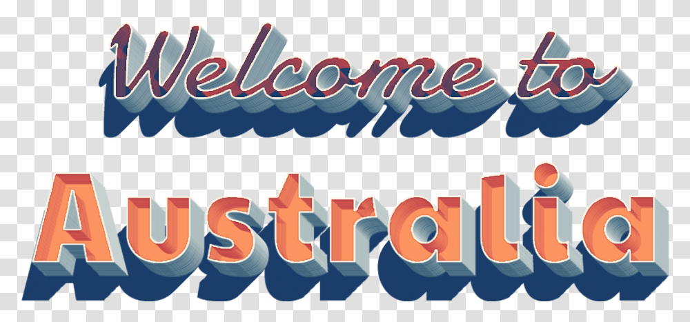 Australia 3d Letter Name Calligraphy, Label, Word, Alphabet Transparent Png